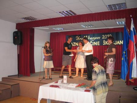 Škocjan poje in igra ter podelitev priznanj krvodajalecm 2